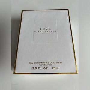 NWT RL Love Original Formula 2.5oz., Sealed. LIMITED, Discontinued & RARE!